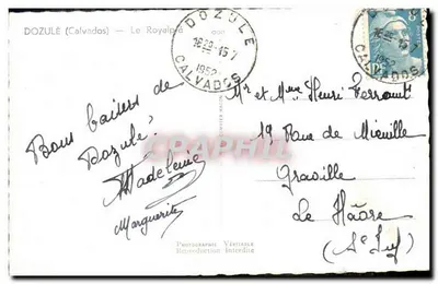 Le Royalalpre — Zamek i ogród — Dozulé (Calvados) — Rewers