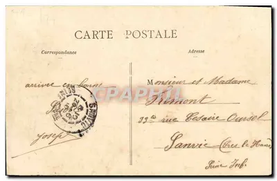 Gonneville-sur-Merville — Szkoła Gminna — E. Barasche, wyd. — Rewers