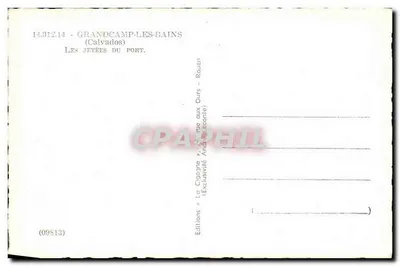 Grandcamp-les-Bains — Le molo del porto — La Cigogne — Verso