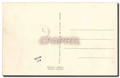 Grandcamp-les-Bains (Calvados) — En attendant le flot — Gaby, n°48 — Verso