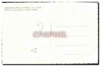 ग्रांडकैंप-लेस-बेंस (कैल्वाडोस) — मैरी बास बैटोउ फ़िशिंग — फ़ोटो जेएफएम लाकॉन — पीछे