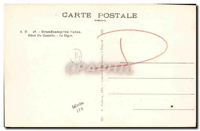 Hotel Du Guesclin — Grandcamp-les-Bains — A.D. editore — Verso
