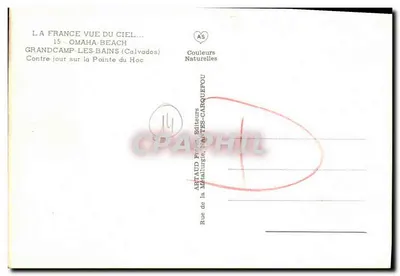 Grandcamp-les-Bains — Punta del Hoc — Artaud Hermanos, Nantes-Garquefou — Reverso