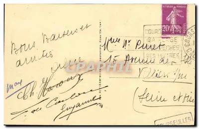 Graye-sur-Mer (Calvados) — Vista geral da praia — Cocuyl, n° 2742 — Verso