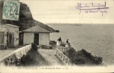 Hennequeville — A Descida dos Banhos — LL.