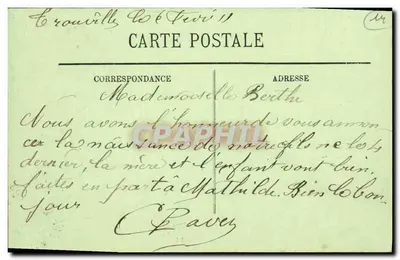 Hennequeville — A Rua de Trouville — LL. — Verso