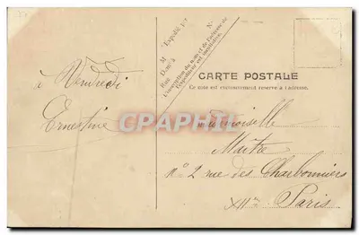 Hermanville — Promenada — V. P. Paryż Nr 3 — Rewers