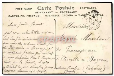 Hermival-Les-Vaux — Casas Normandas — ND Fot. n°359 — Verso