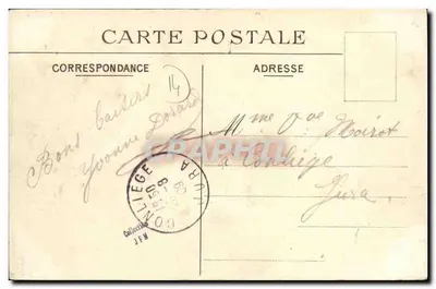 Le Hôme — A Rua da Mar — Cliché Daratte — Verso