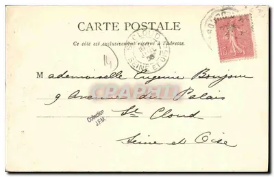 Le Home. Kościół św. Eleny — G. Baratte, wydawca, nr 17006 — Rewers
