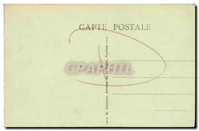 Isigny-sur-Mer — Urząd Miasta i Pomnik Pamięci na Placu Republiki — G. Artaud, Nantes — Rewers