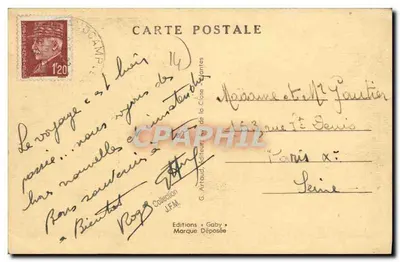 Isigny-sur-Mer (Calvados) — Rue Alfred-Pophillat — Wydawca Gaby, n°5 — Rewers