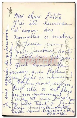 Normande d'Autrefoia — Costume tradizionale — Edizione La Cigogne, 74, rue aux Ours, Rouen — Verso