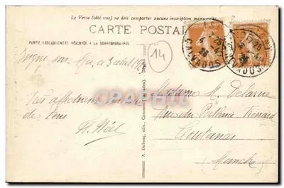 Isigny - Monument Emile Demagny - A. Dubosg, édit. — Rewers