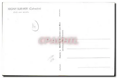 Isigny-sur-Mer — Cale aux moules — Foto L. Morel — Rewers