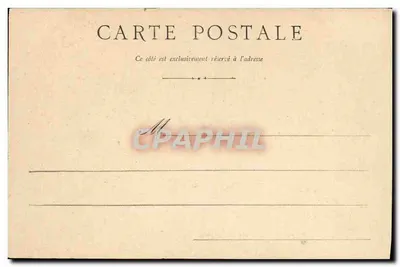 Bilhete postal antigo Isigny Sur Saint Rue De Cherbourg — Verso