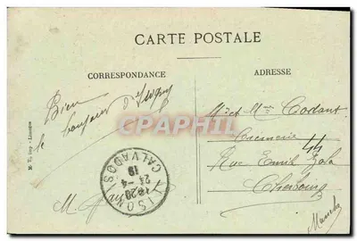 Isigny-sur-Mer — Hôtel de Ville. Stare zamczysko z XVIII wieku — Édit. Benouf — Rewers