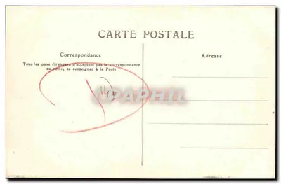 Isigny-sur-Mer — Le Port à Marée basse — Renouf, Edit. — Rewers
