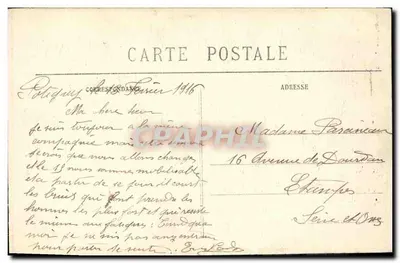 Kościół Langannerie — Okolice Potigny — Wydawca L. Blin, Potigny, n°20 — Rewers