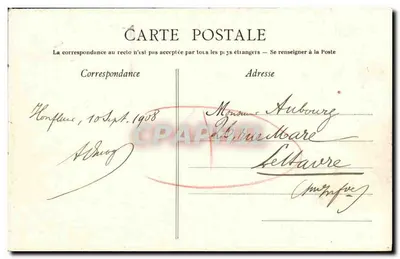 Honfleur — Calçadão e Igreja de São Etienne — Museu do Velho Honfleur — Verso