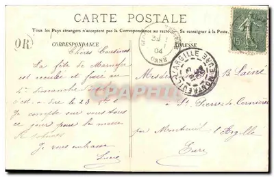 Honfleur — Ogólny widok przystani — LL. — Rewers