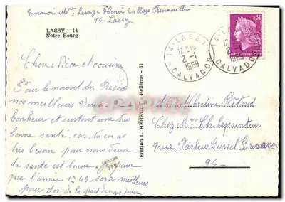 Lassy — vista panoramica e strade — Edizione L. Hékaill - 61 — Verso