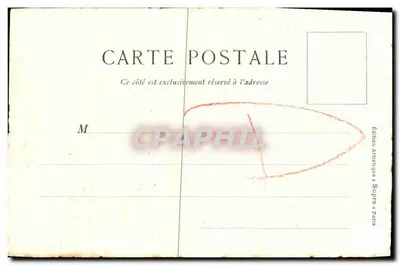 Castelo de Lasson (Calvados) — Renascimento — Édition Artistique Supra, Paris — Verso