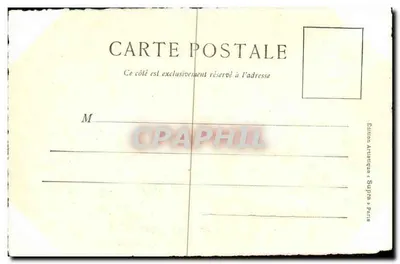 Castelo de Lasson (Calvados) - Renascença — Na Normandia — Edição Artélique Supra, Paris — Verso