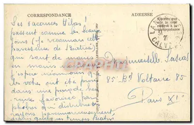 Langrune-sur-Mer — Aleja Wschodnia — LL — Rewers