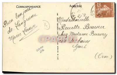 Langrune-sur-Mer — Hotel Cauvin en de Strandstraat — LL — Achterkant