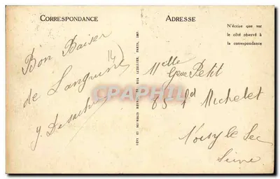 Langrune-sur-Mer — De Kreeftenvangst — LL — Achterkant