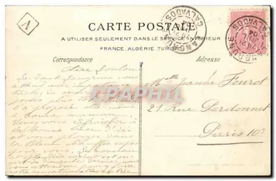 Langrune-sur-Mer (Calvados) — A Campagne — J. Bucquet, Ed. Cam. Déposé — Verso