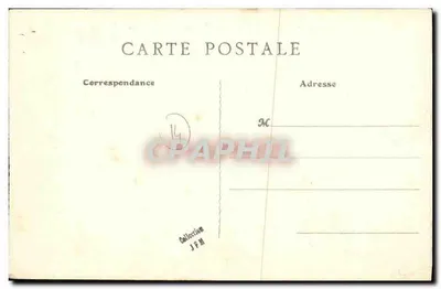 Langrune-sur-Mer (Calvados) — Widok plaży przy涨潮 — B. F., Paryż — Rewers