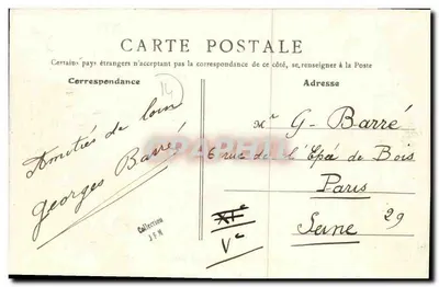 Langrune-sur-Mer (Calvados) — Rue de la Mer — S. F., Paryż — Rewers