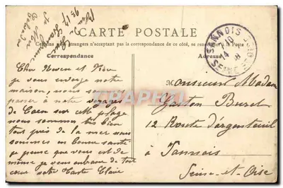 Langrune-sur-Mer (Calvados) — Strona Wschodnia plaży — Dr. F. Paris — Rewers