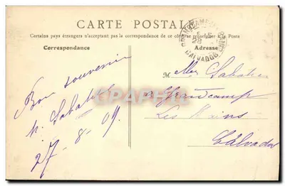 Langrune-sur-Mer (Calvados) — Ostatni strażnicy Fortu — B. F., Paryż — Rewers