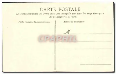 Langrune (Calvados) — Katedra w trakcie restauracji — Kolekcja AD — Rewers