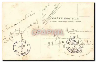 Langrune — Rue de la Mer — V.P. Paris, No. 17 — Achterkant