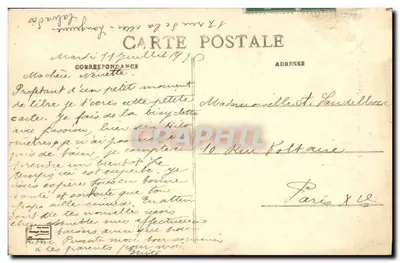 Langrune-sur-Mer — Tipo do Pescador Normando — Le Calvados Illustré, n°15 — Verso