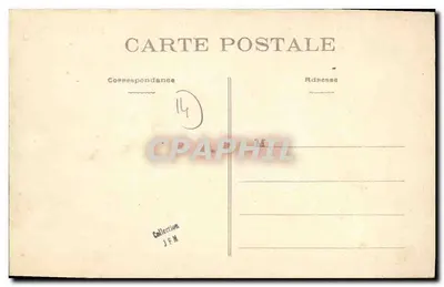 Langrune — La rue du Goulet — onbekende uitgever, serie-nummer 4 — Achterkant
