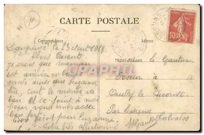 Langrune-sur-Mer — Digue — wydawca PAR — Rewers