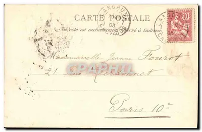 Langrune-sur-Mer (Calvados) — Villa Bonne-Humeur — J. Brachet, wyd. Caen, Dép. — Rewers
