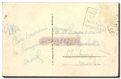 Langrune-sur-Mer — Radości morza — wydawca A. B. C. n° 3126 — Rewers