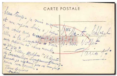 Langrune-sur-Mer (Calvados) — Rua da Praia — Fot. Bombier Macon — Verso