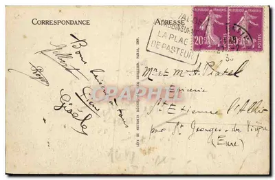 Langrune-sur-Mer — Preventorium Pasteur — 1 L — Achterkant