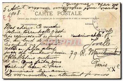 Langrune-sur-Mer — A Pedra do Peixe — Bisson, editor — Verso
