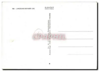 Langrune-sur-Mer — widok panoramiczny — Elnacap, nr 783 — Rewers