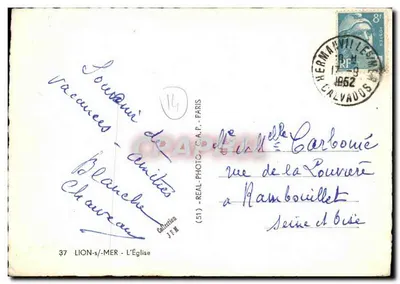 Lion-s/Mer - La Iglesia — editor C.A.P. - n°37 — Reverso