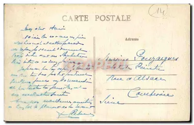 Côte de Nacre — LION-sur-MER — Plaża, w kierunku Luc — Rewers