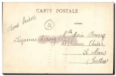 Costa della Nacre — LION-SUR-MER — La Spiaggia — Editore: Cartolina moderna n°69 — Verso